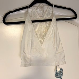 NWT Free People White Lace Brami Size XS